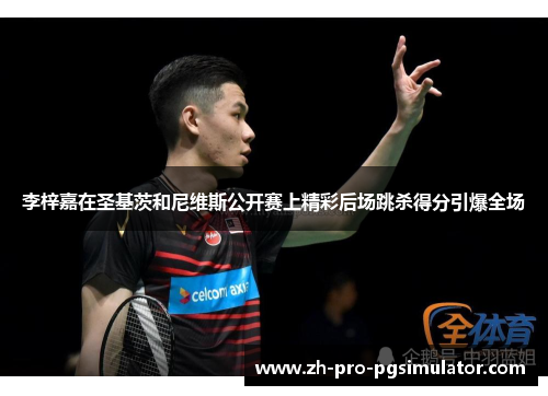 李梓嘉在圣基茨和尼维斯公开赛上精彩后场跳杀得分引爆全场